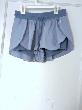 Free People Movement Run For The Hills Drawstring Shorts Light Blue Size XS